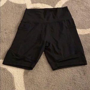 Aerie Move Mesh High Waisted Bike Shorts